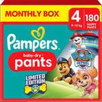 Pampers Baby Dry Pants Vaippa Koko 4 9–15 kg 180-pack