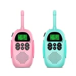 2 PCS Handheld Mini 3KM Clear talk - talk dj100 parent - Enfant interactif Enfants talkie-walkie Enfants Puzzle Jouets 18 * 18 * 4 cm