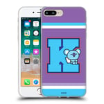 Head Case Designs Officially Licensed BT21 Line Friends KOYA Wappen Sporty Soft Gel Case Compatible With Apple iPhone 7 Plus/iPhone 8 Plus