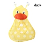 Bath Toys Mesh Bag Bathroom Organizer Baby Shower Storage Duck
