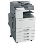 A3 kopimaskin Lexmark XS950de kabinett med hjul