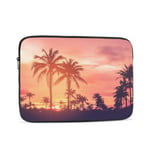 Laptop Case,10-17 Inch Laptop Sleeve Case Protective Bag,Notebook Carrying Case Handbag for MacBook Pro Dell Lenovo HP Asus Acer Samsung Sony Chromebook Computer,Space Tropical Palm Tree With 10 inch