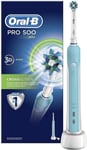 Oral B Pro 500 - Eltandborste - blå