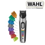 Wahl Colour Trim Stubble and Beard Trimmer Kit Silver 9891-117