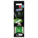Swiffer Sweeper 3D Clean | 1 golvrengöringsmedel + 4 torrservetter + 2 våtservetter