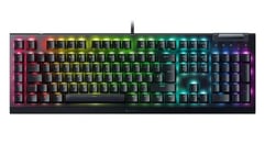 Razer Blackwidow V4 X Mechanical Gaming Keyboard, Raze Green Mechanical Switches