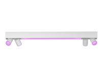Philips Hue White and Colour Ambiance Centris - Takspotlight - LED-glödlampa x 4 - GU10 - totalt: 22.8 W (motsvarande 200 W) - klass A - vitt ljus - 2200-6500 K - vit