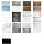 Pappersbakgrund PVC #03 Mörka träplankor | Dubbelsidig bakgrund för fotografering | 57x87cm | Backdrops | Matfotografering
