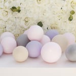 Ginger Ray Små ballonger rosa, lila, beige, 40-pack