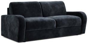 Jay-Be Deco Velvet 3 Seater Sofa Bed - Charcoal