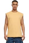 Urban Classics Men's Open Edge Sleeveless Tee T-Shirt, Paleorange, L