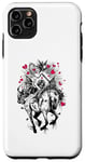 Coque pour iPhone 11 Pro Max Fallen Angel on Demon Horse Esthétique Horreur Occulte