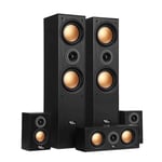 Ensemble Hifi/Home-Cinéma - Evidence Acoustics EA950-BK - 5 enceintes 850W - Bass Reflex - Haut-parleurs finition cuivre