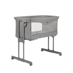 Bebeconfort Amara, Lit cododo bébé, 0-6 mois, 0-9 kg, Berceau cododo, Lit cododo et berceau 2-en-1, Pliage compact en 3 secondes, Facile à transporter, Sac de voyage pratique, Tinted Grey
