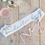 Blommigt Bride to Be Ordensband