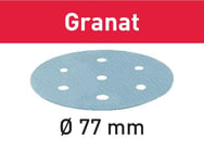 Festool Slippapper STF D77/6 P500 GR/50 Granat