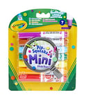CRAYOLA Pip-Squeaks Mini Washable Felt Tip Colouring Pens - Assorted Colours (Pack of 14) | Designed with Little Hands in Mind! Ideal for Kids Aged 3+