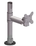 "Stativ för kassadisk med rak arm och VESA-fäste för 75×75 eller 100×100 mm, 400 mm hög, SpacePole"