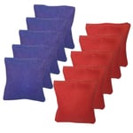 Sue-Supply 10 Pack Nylon Bean Bags Fun Sports Game Bean Bag Throwing Sandbags Carnival Toy Outdoor Family Game Bean Bag Toss Game - Assorted Colors