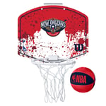 Basketball backboards, Wilson NBA Team New Orleans Pelicans Mini Hoop, red