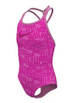 Nike Retro Flow Girl's T-crossback One Piece-pink, Pink, Size L, Women