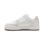 Puma CA Pro Gum 39575301 Mens White Leather Lifestyle Trainers Shoes