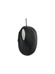 - vertical mouse - USB - space grey - Vertical mouse - Optisk - 6 knapper - Sort