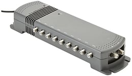 Antiference A281LRPROLTE 8 Way 2-In 8-Out Aerial Amplifier for TV - Black