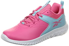 Reebok Rush Runner 4.0 Sneaker, True Pink/True Pink/Blue Pearl, 3.5 UK