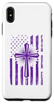 Coque pour iPhone XS Max Faith Over Fear Jesus Drapeau croix de Pâques pour hommes, femmes, garçons et filles
