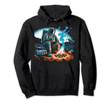 Astronaut Stranded in a Distant Planet Calming Funny Trippy Pullover Hoodie