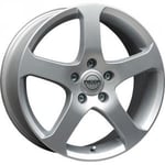 Mega Wheels Indus Trailer Silver 5.5x14 4/100 ET30 B57.1 - Aluminiumfälgar