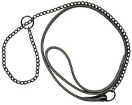 Alac Utställningskoppel Läder Svart 60Cm 120Cm