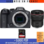 Canon EOS R7 + RF 14-35mm F4 L IS USM + 1 SanDisk 128GB Extreme PRO UHS-II SDXC 300 MB/s + Guide PDF ""20 techniques pour r?ussir vos photos