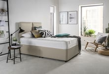 Silentnight Hatfield Double Memory Divan Bed - Sand