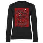 Hybris La Tortuga - Hola Death Girly Sweatshirt (Black,XXL)