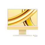 Apple iMac 24" 512 Go SSD 8 Go RAM Puce M3 CPU 8 cœurs GPU 10 cœurs Jaune