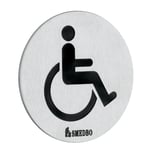 Smedbo Fs959 Toalettskilt Handikap Matt Krom