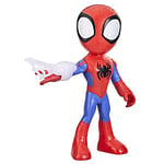 Hasbro Marvel Spidey et Ses Amis Extraordinaires, Figurine de héro géante 22 cm Spidey, Jouet pour Enfants à partir de 3 Ans
