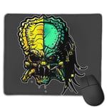 Cranium Alien Vs Predator Customized Designs Non-Slip Rubber Base Gaming Mouse Pads for Mac,22cm×18cm， Pc, Computers. Ideal for Working Or Game