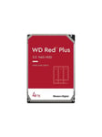 WD Red Plus NAS Hard Drive Hårddisk - 4 TB - 3,5" - 5400 rpm - SATA-600 - cache