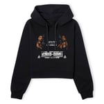 Creed Battle For Los Angeles Women's Cropped Hoodie - Black - XS