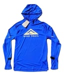 Nike Trail Dri-Fit Hooded Running Long Sleeve Top Hoodie Extra Large DM4743-405