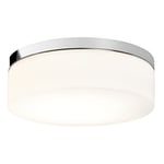 Astro Sabina 280 Dimmable Bathroom Ceiling Light - IP44 Rated - (Polished Chrome), LED E27/ES Lamp, Designed in Britain - 1292003-3 Years Guarantee
