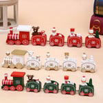 Little Train Wooden Christmas Decorations For Home Xmas Decor Ch A13