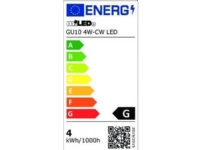 Kanlux GU10 4W-CW LED-lampa 380lm 5000K kall färg 31232