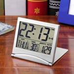 New Desk Digital Lcd Thermometer Calendar Alarm Clock Flexible C