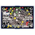 Knappnål 0.60 x 30 mm Glashuvud 10 g Prym