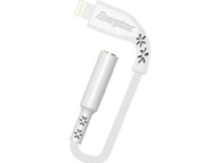 Adapter USB Energizer Energizer HardCase - Adapter audio Lightning do jack 3,5 mm certyfikat MFi 11 cm ROW (Biały)