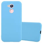 Cadorabo Case works with Honor 6a / Honor 5c PRO in CANDY BLUE - Shockproof and Scratch Resistant TPU Silicone Cover - Ultra Slim Protective Gel Shell Bumper Back Skin